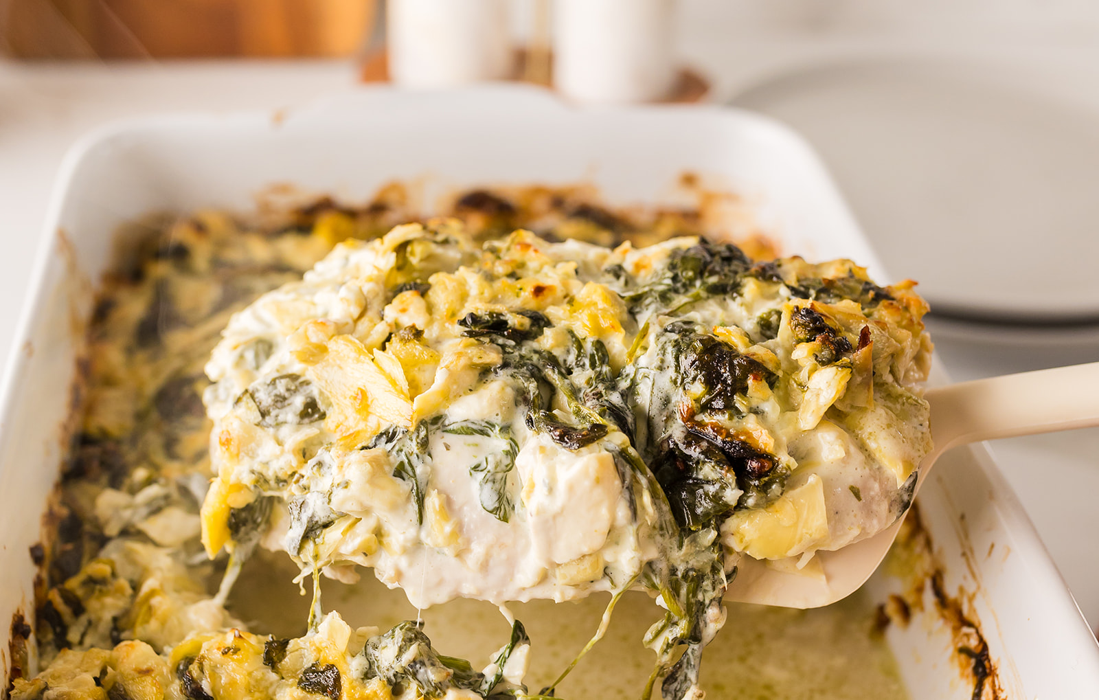 recipe for spinach artichoke chicken breast