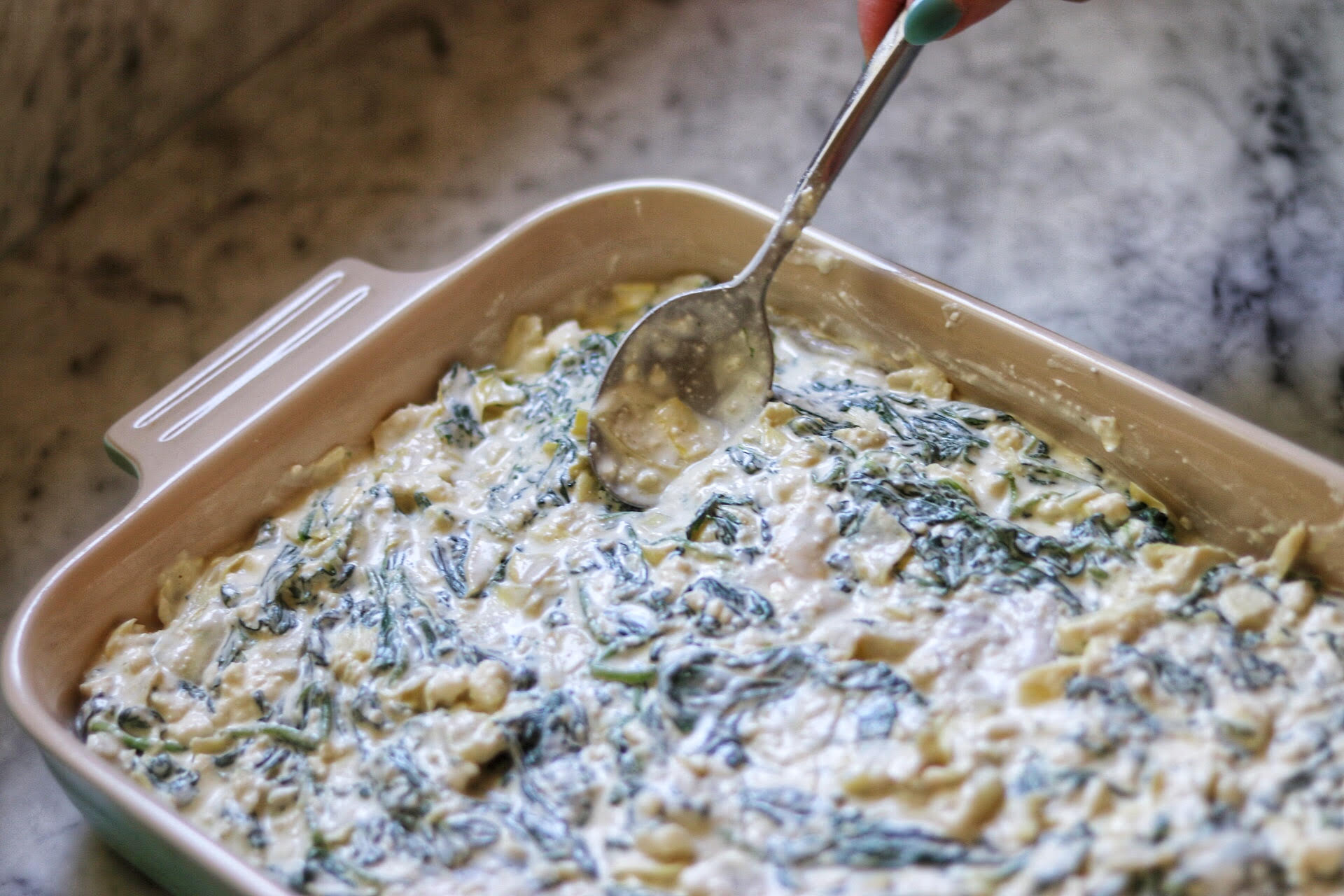 baked spinach artichoke chicken breast recipe