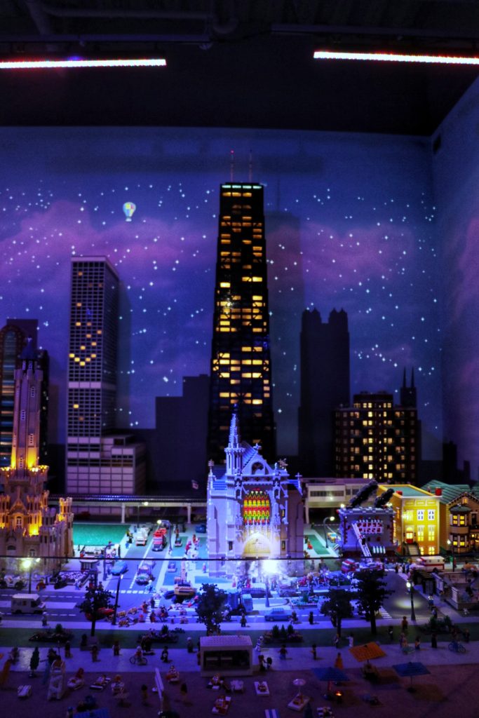 what to do in chicago with kids: The John Hancock Building in LEGO replica form at Legoland Discovery Center