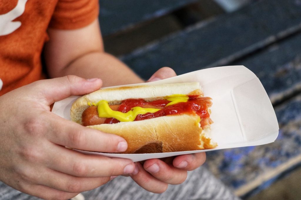 Hot dog at Target Field