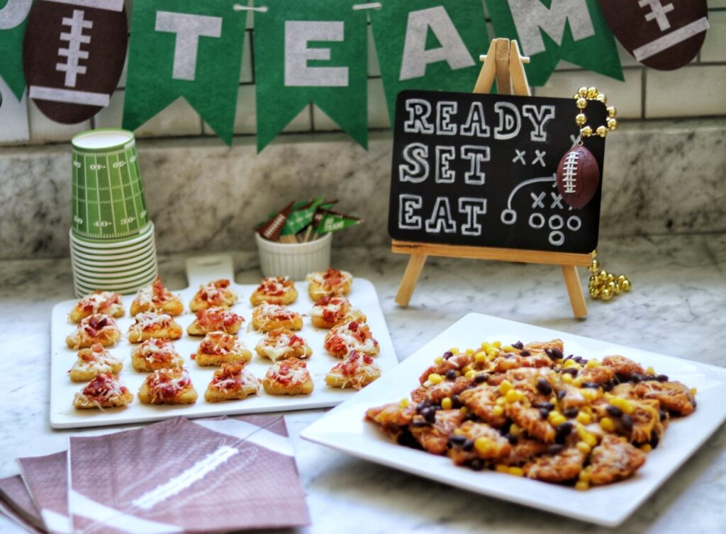 Easy 15-minute, four-ingredient, crowd-pleasing football tailgate party recipes