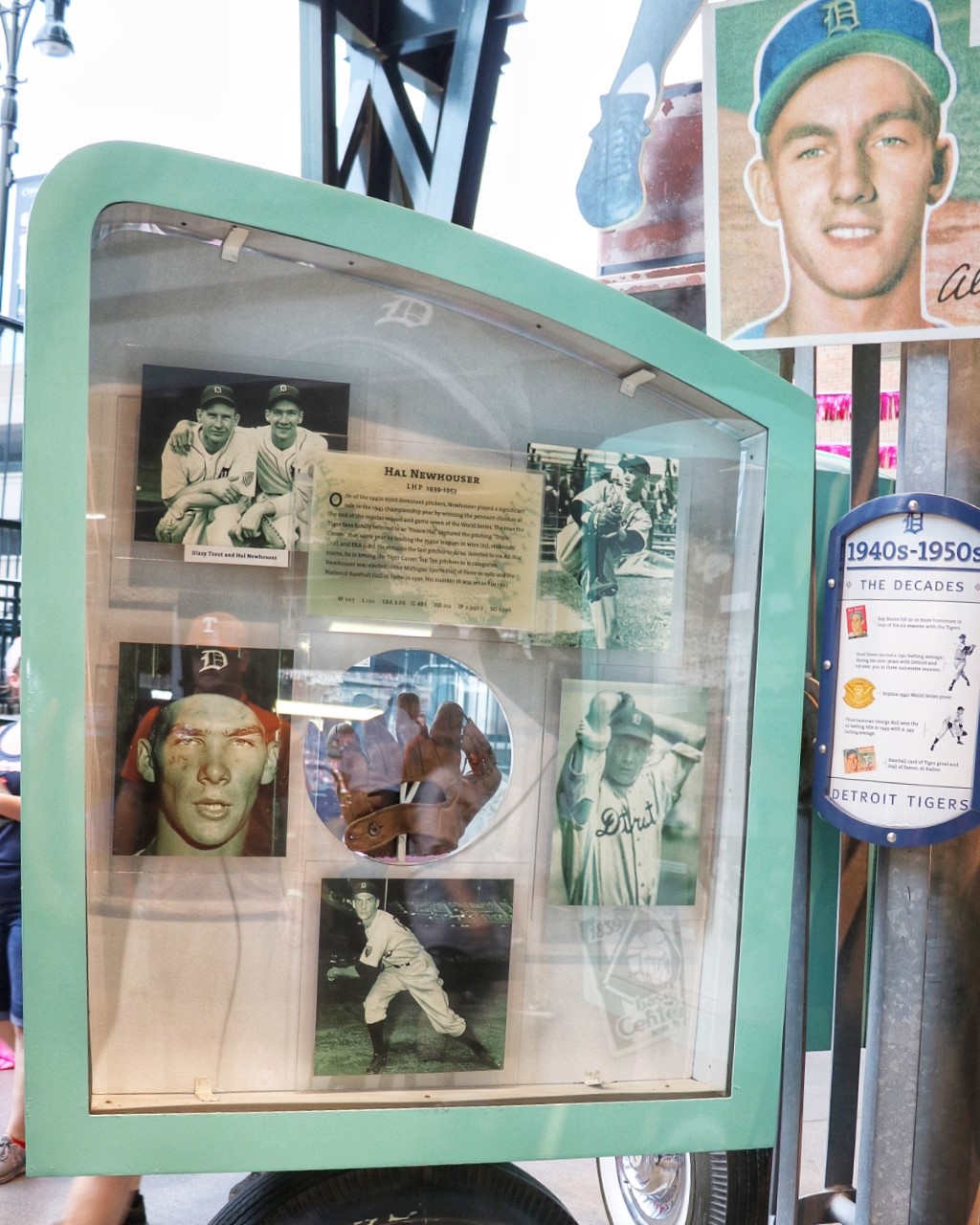 detroit tigers history at the pedestrian museum at comerica park