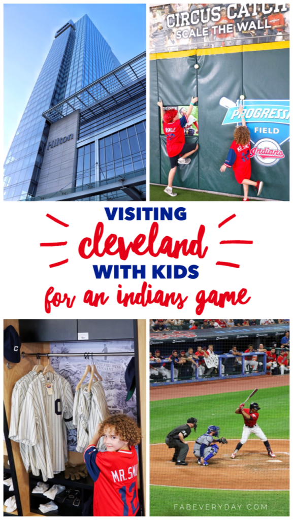Visiting Cleveland, Ohio with kids for an Indians game