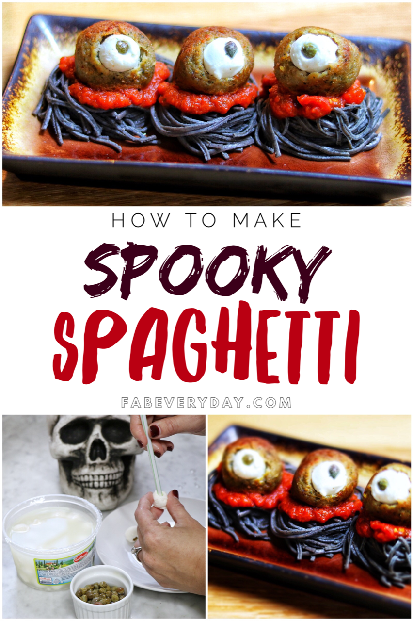 Easy Halloween food ideas: Spooky Spaghetti