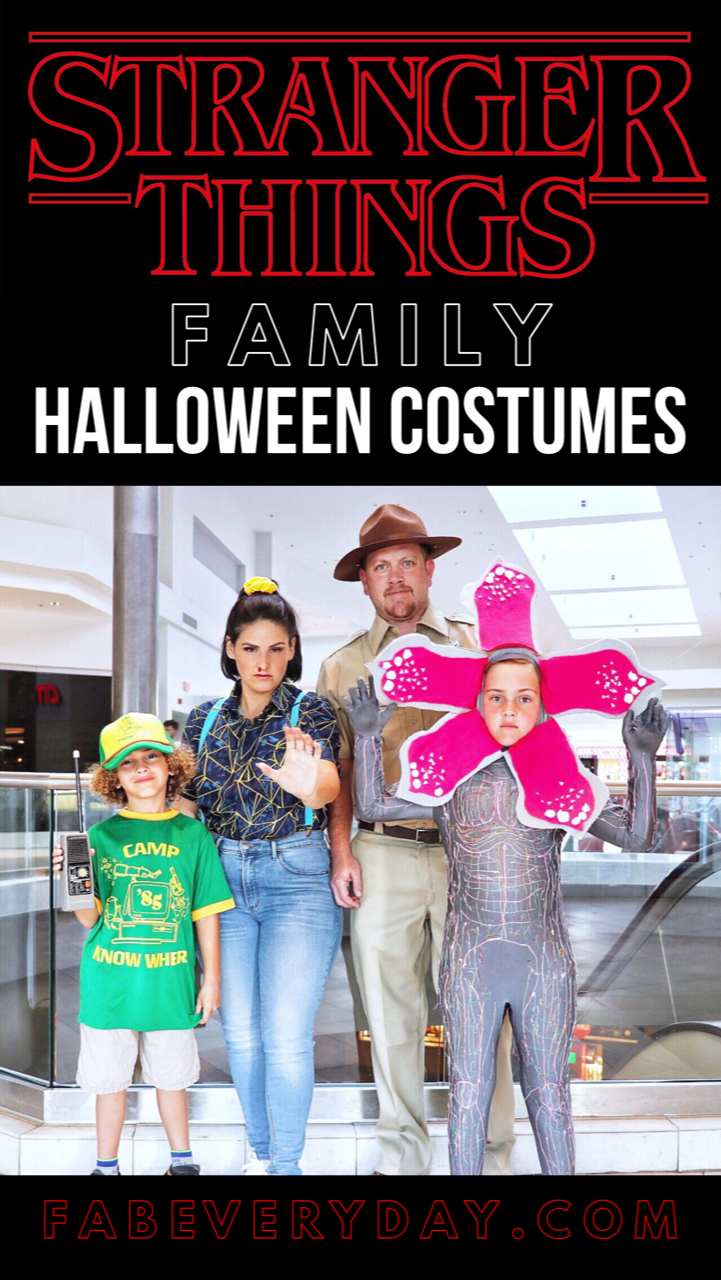 DIY Stranger Things Family Halloween Costumes
