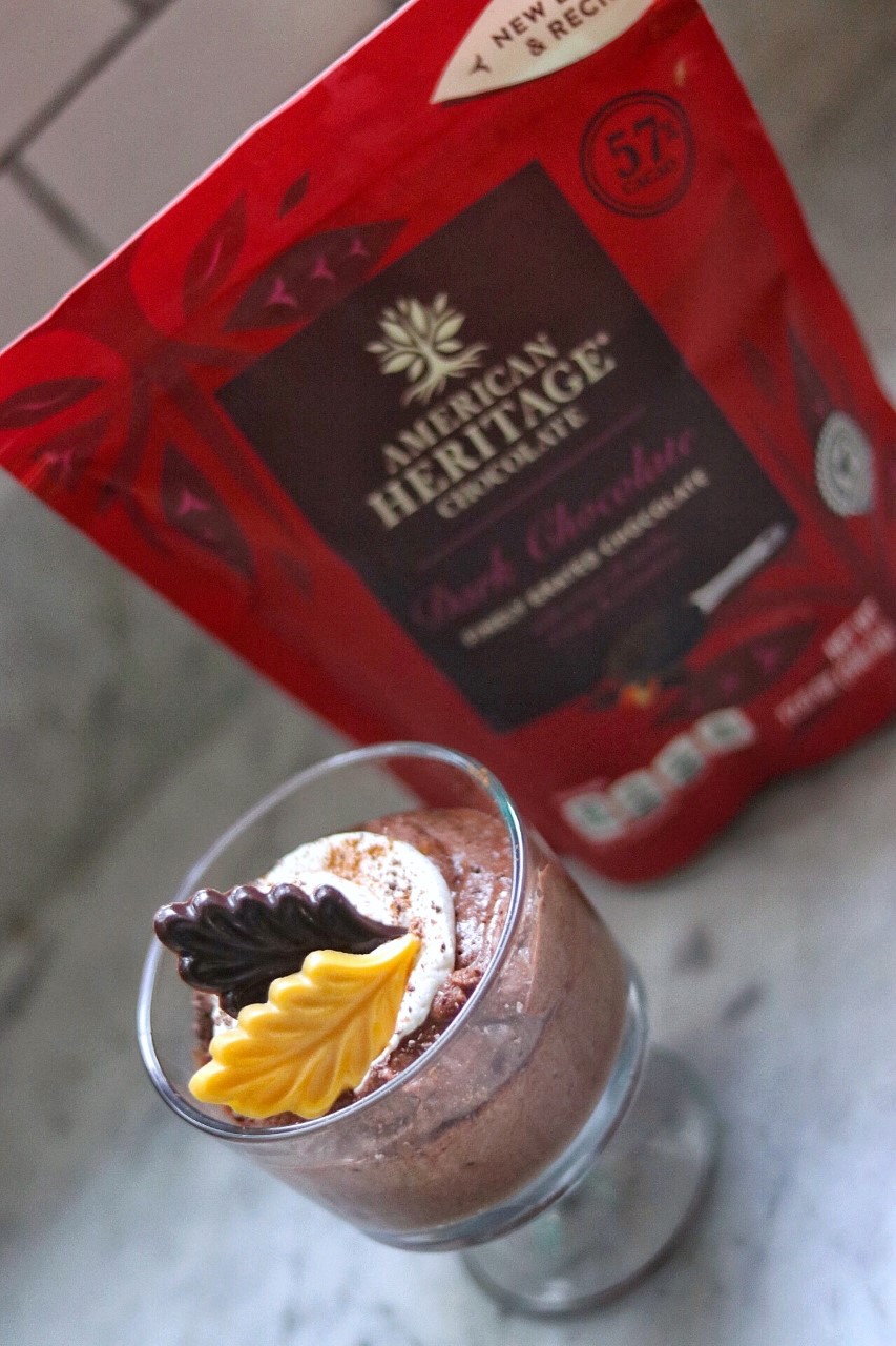 Recipe for dark chocolate mousse: Autumn Spice Dark Chocolate Mousse