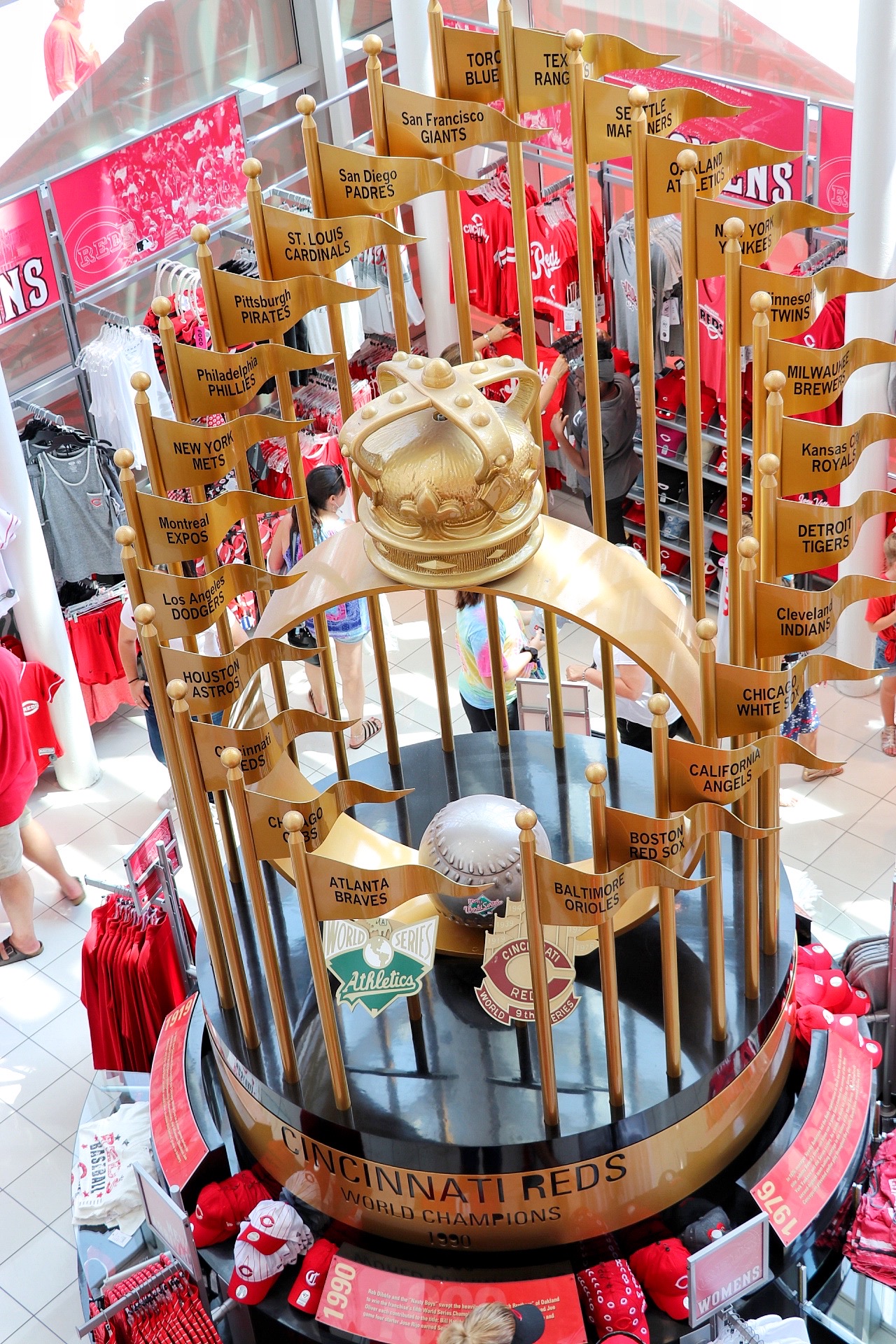 Cincinnati Reds game with kids at Great American Ballpark