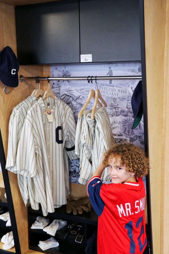 Tips for taking kids to Major League Baseball games: kids clubhouse at cleveland indians progressive field
