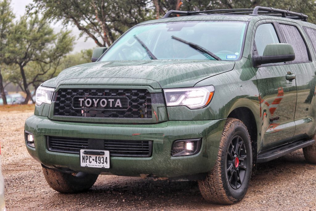 Toyota Sequoia TRD Pro SUV at the Texas Truck Rodeo