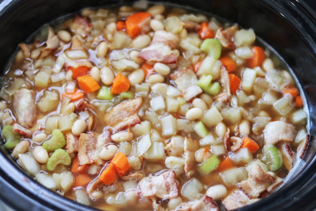 slow cooker bendy and the ink machine bacon soup recipe