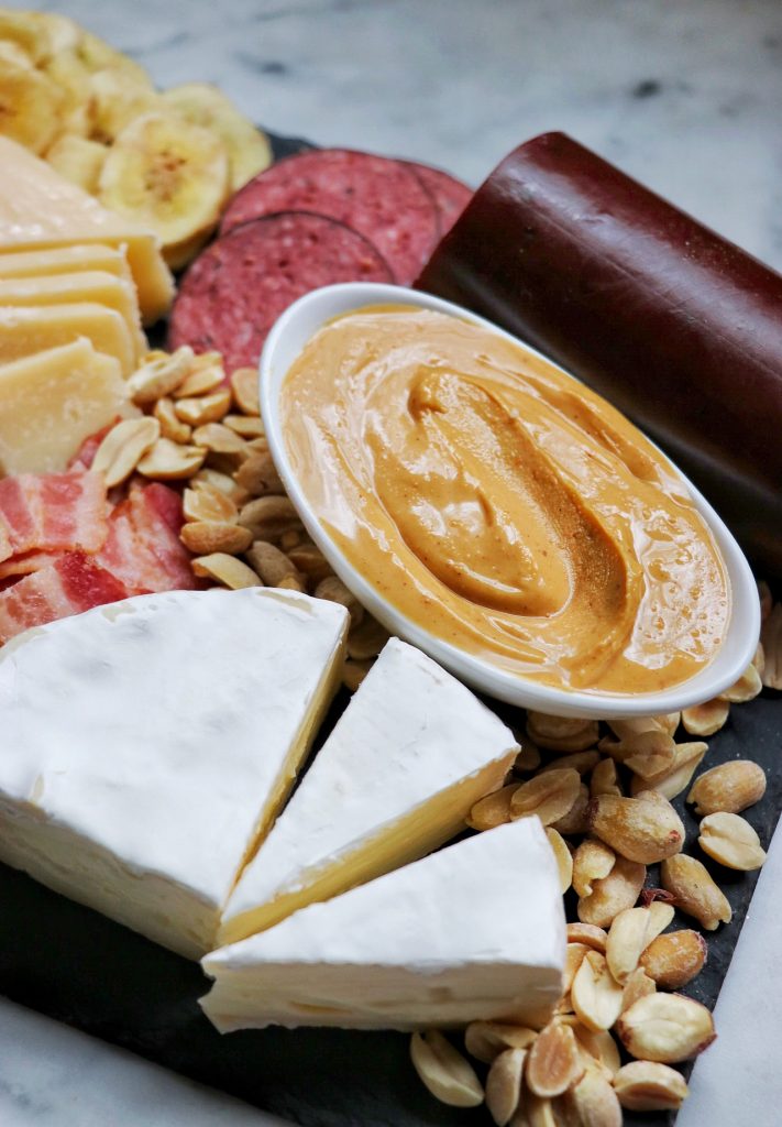 charcuterie board pairing - how to put together a peanut butter charcuterie board