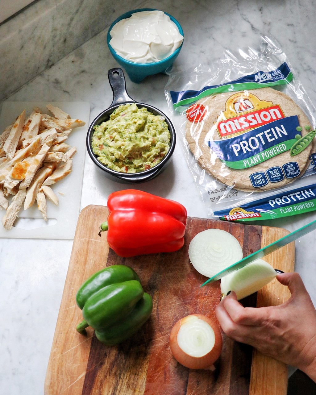 Chicken Fajita Protein Wraps recipe