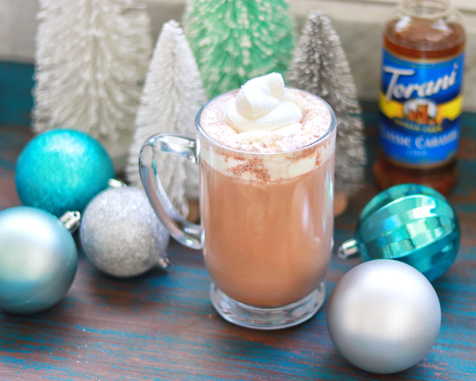 low carb drink recipe: Sugar-Free Salted Caramel Hot Chocolate (keto-friendly)