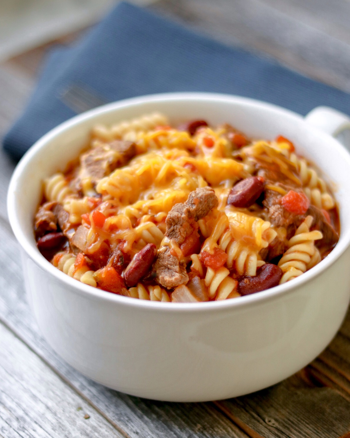Instant Pot Hearty Beef and Bean Pasta recipe