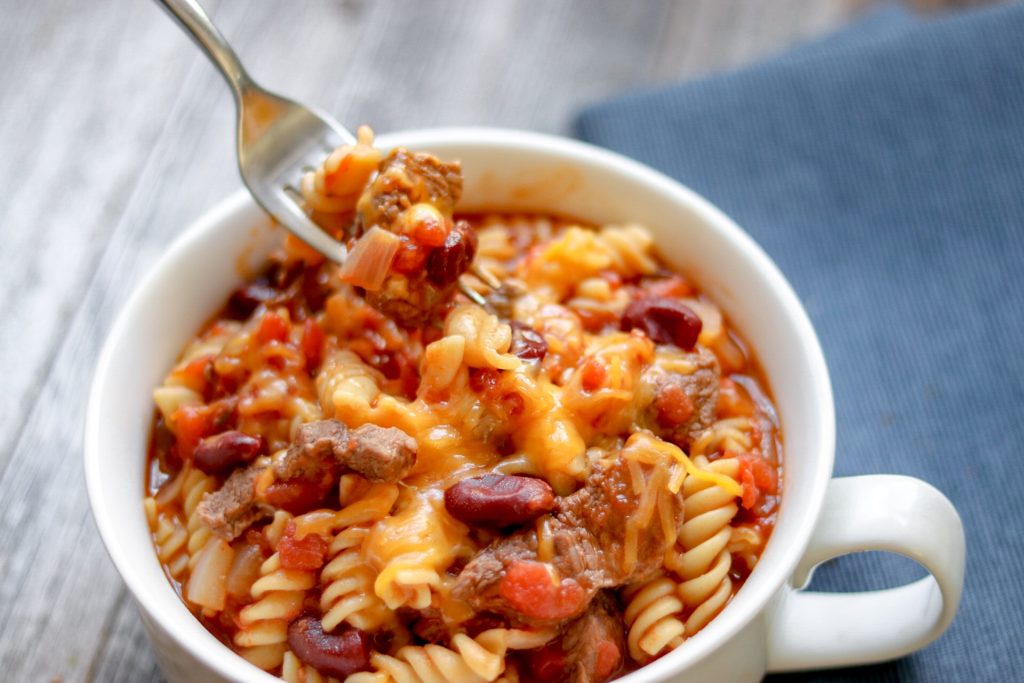 Hearty Instant Pot Beef and Bean Pasta recipe