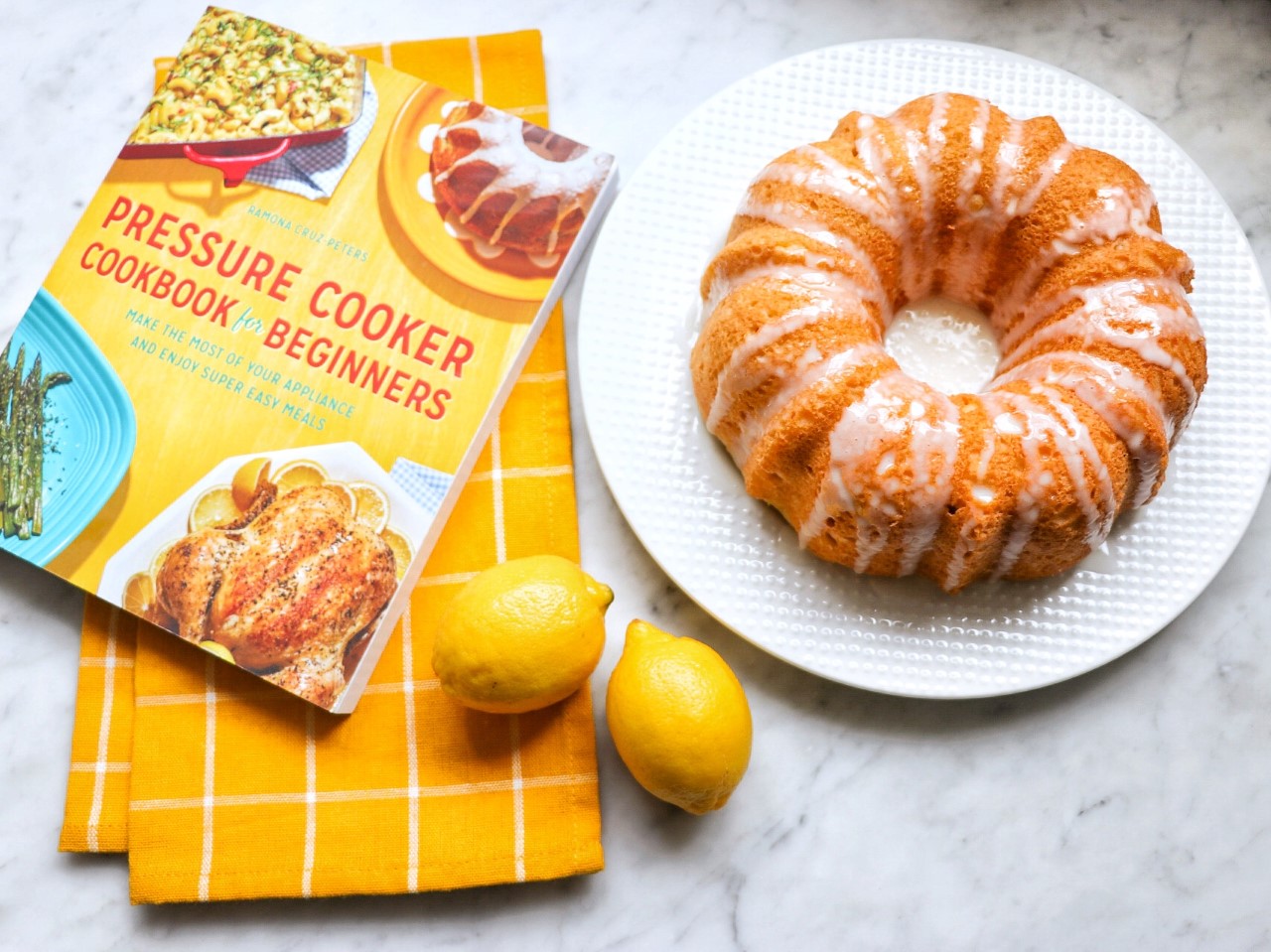 Lemon Bundt Cake recipe from Pressure Cooker Cookbook for Beginners
