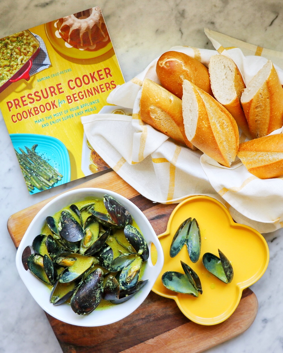 Instant Pot Mussels in Coconut Curry Sauce from Pressure Cooker Cookbook for Beginners by Ramona Cruz-Peters