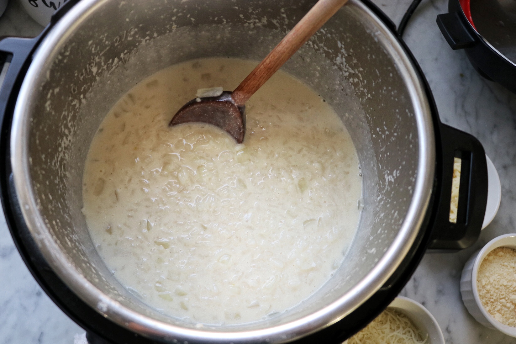 How to make Instant Pot 3-Cheese Risotto
