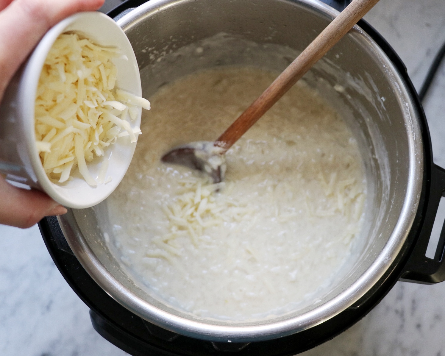 instant pot cheese risotto recipe
