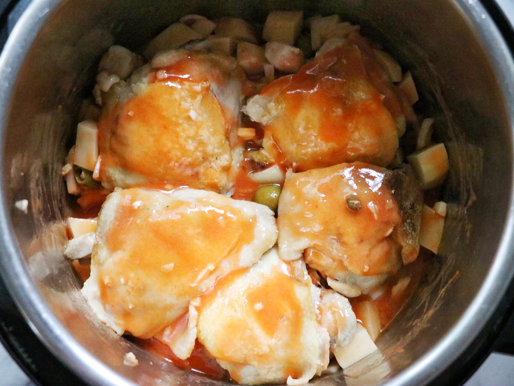 How to make pollo guisado instant pot