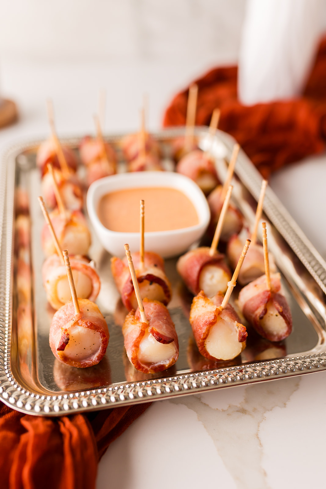 air fryer bacon wrapped scallops