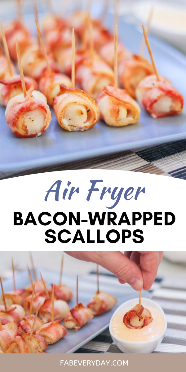 air fryer bacon wrapped scallops