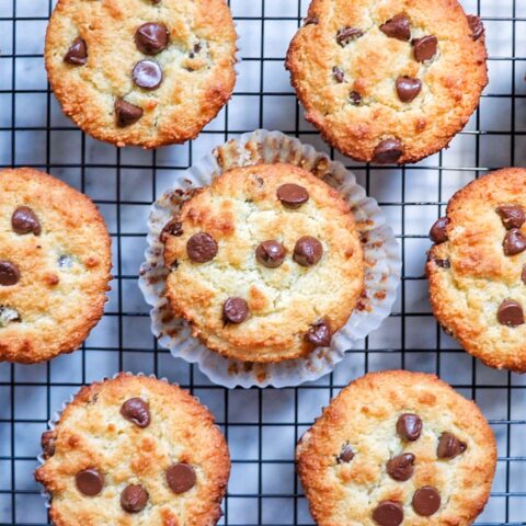 Gluten-Free Chocolate Chip Muffins recipe from Fab Everyday