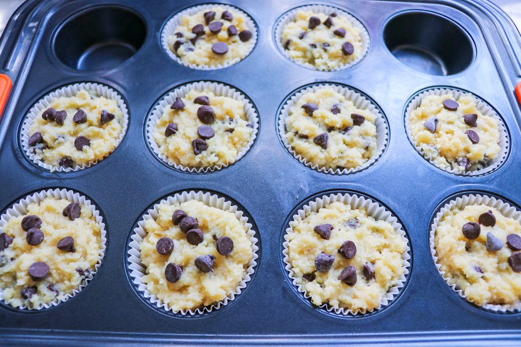 flourless chocolate chip muffins recipe