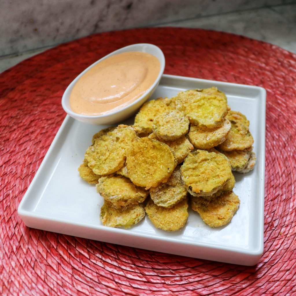 air fryer fried pickle chips
