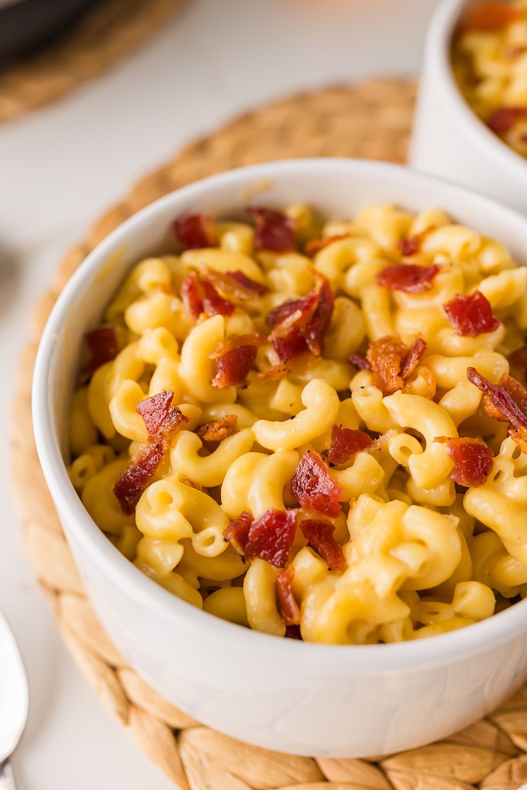 Instant Pot mac and cheese with bacon recipe by Fab Everyday