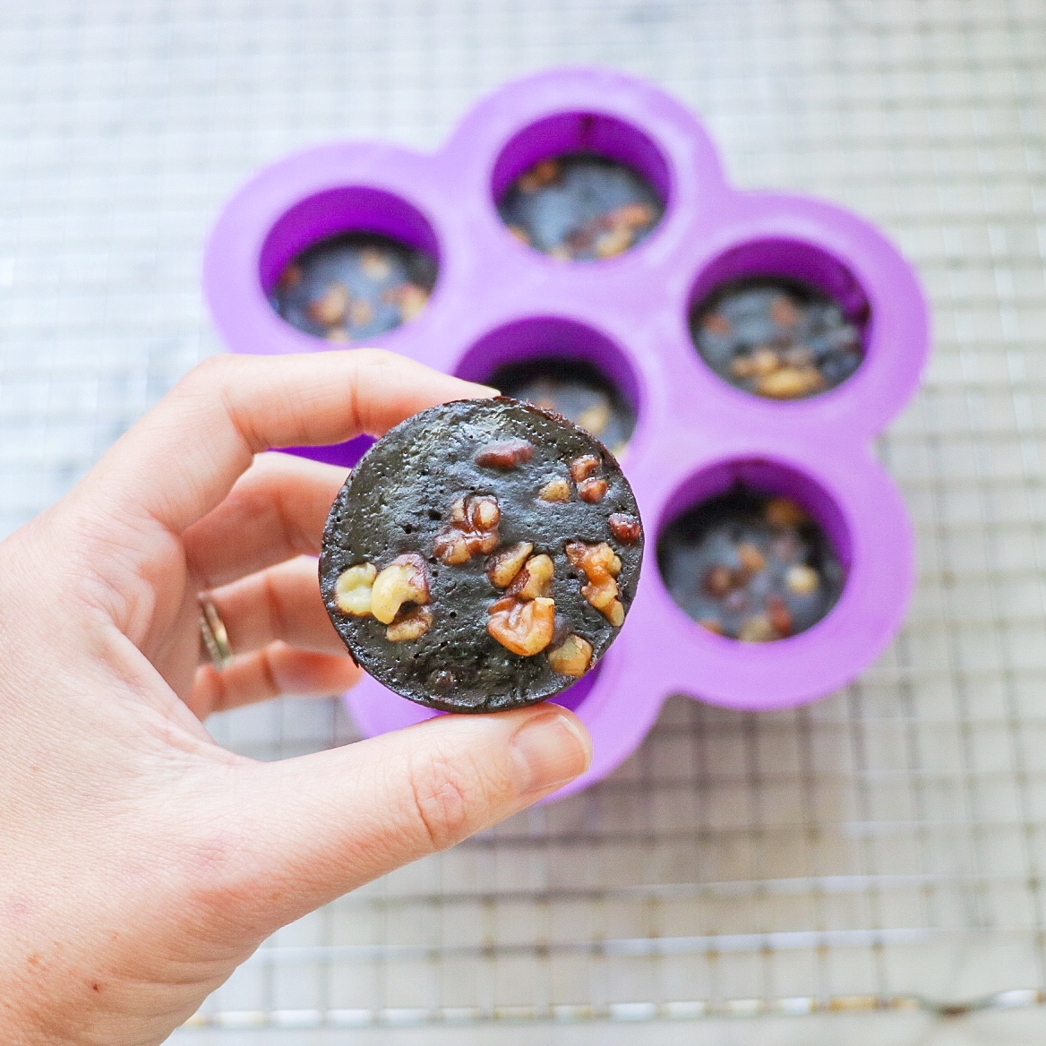Silicone egg bites mold brownie recipes: Instant Pot Brownie Bites