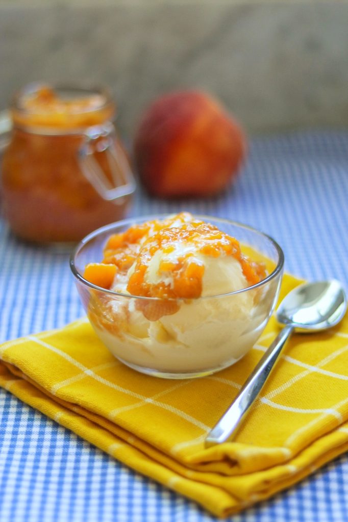Peach Compote made in the Instant Pot