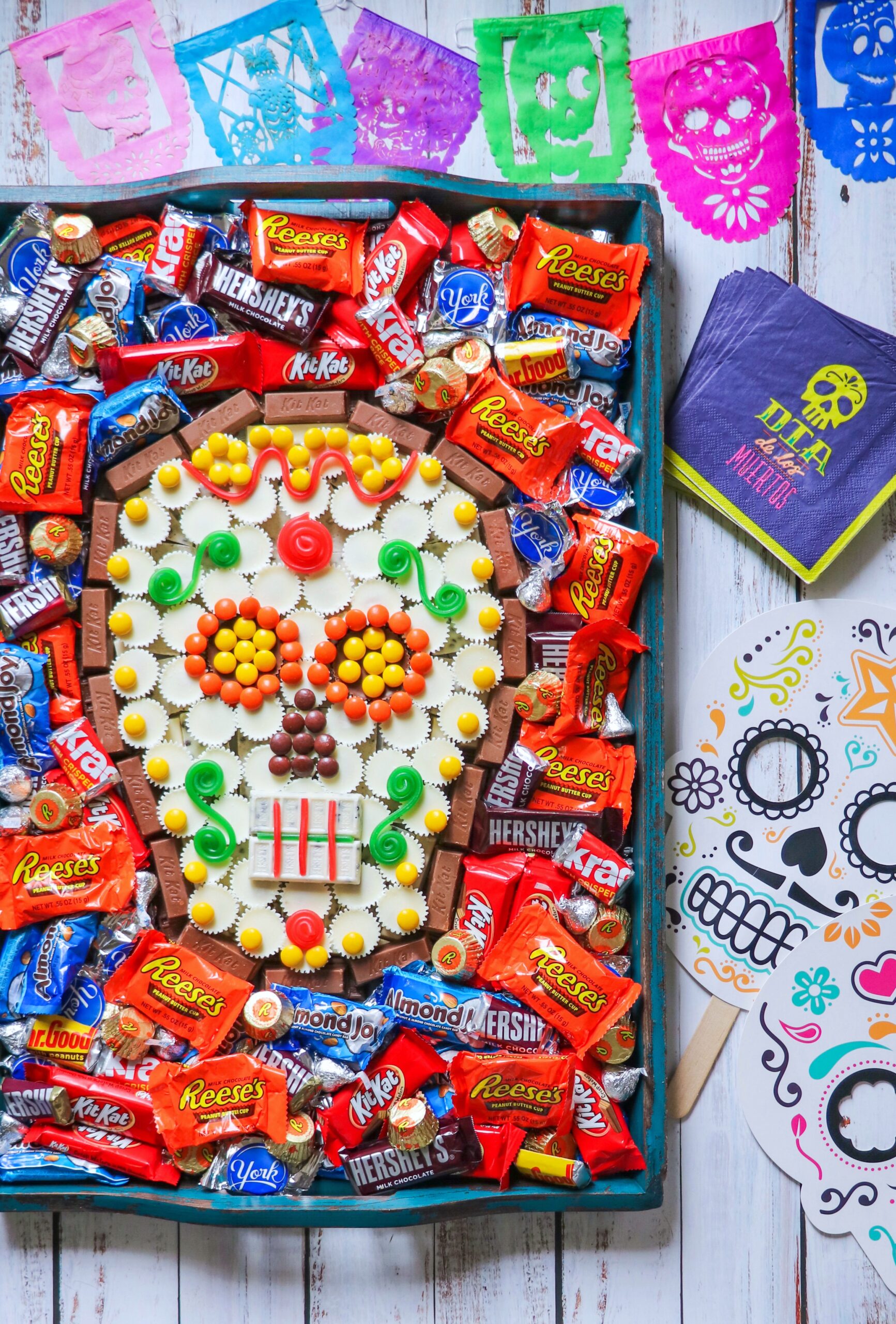 Day of the Dead party ideas: Dia de Muertos Candy Tray