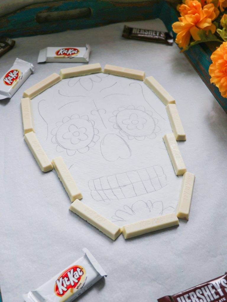 How to make a Day of the Dead sugar skull party tray