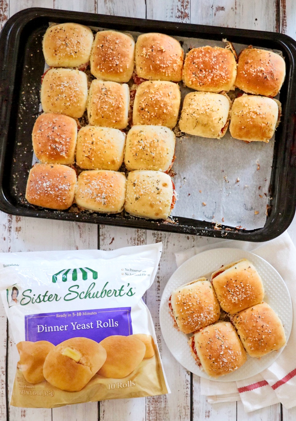 Pull Apart Pizza Rolls