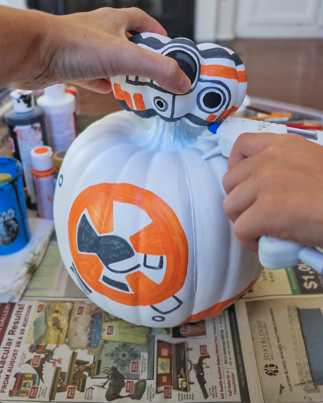 Star Wars BB-8 pumpkin