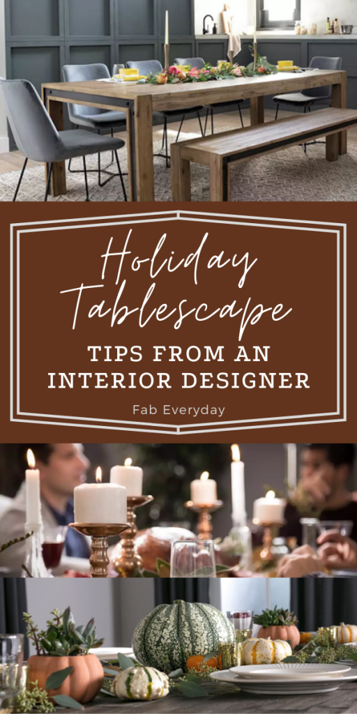 How to create a holiday tablescape: Interior designer table decorating tips