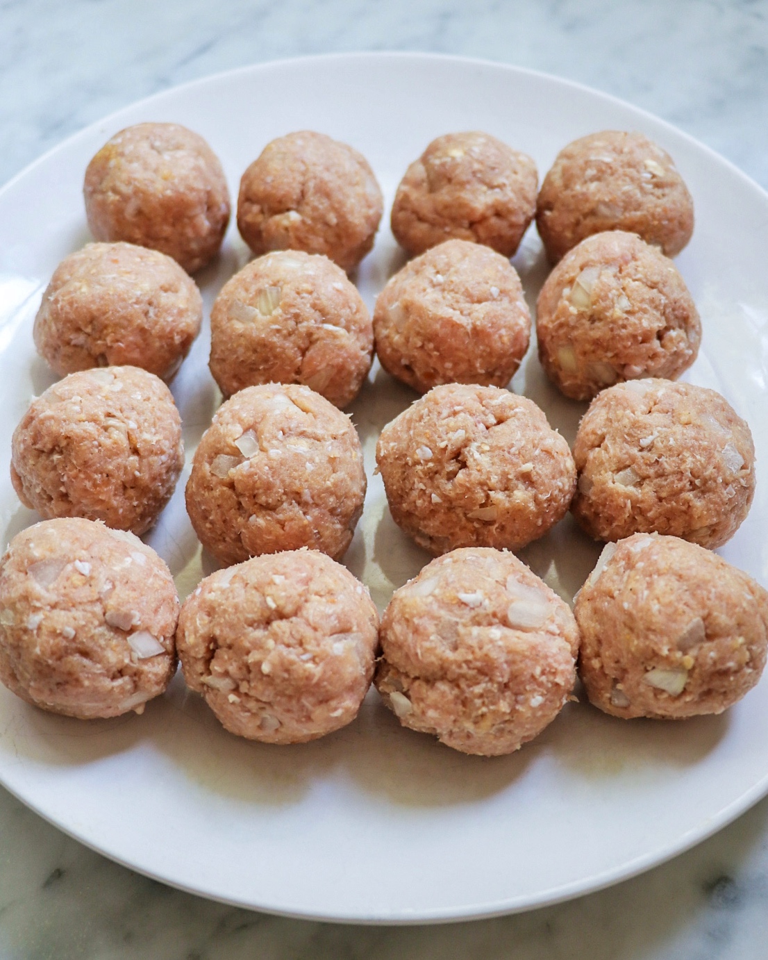 bacon-wrapped turkey meatballs