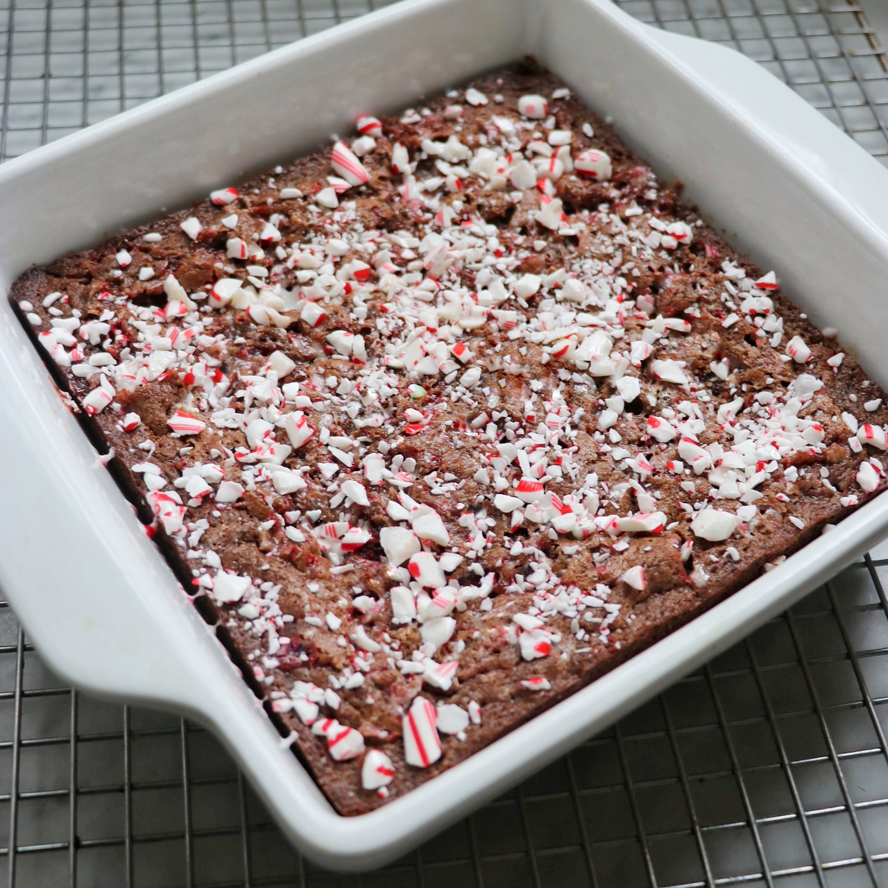 Candy Cane Brownies Recipe
