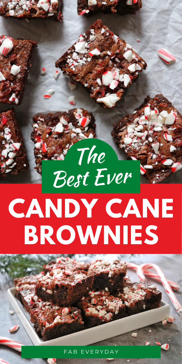 The best Candy Cane Brownies Recipe