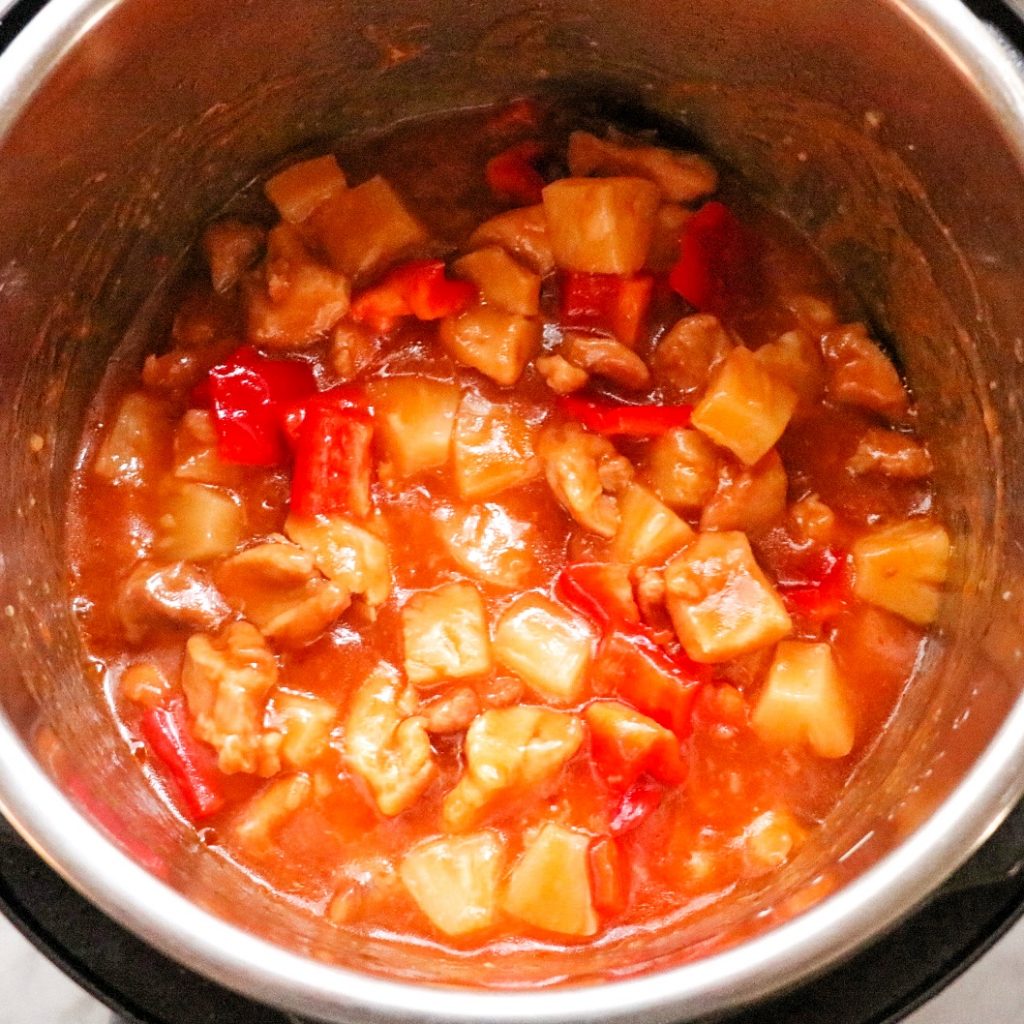 pressure cooker sweet and sour chicken