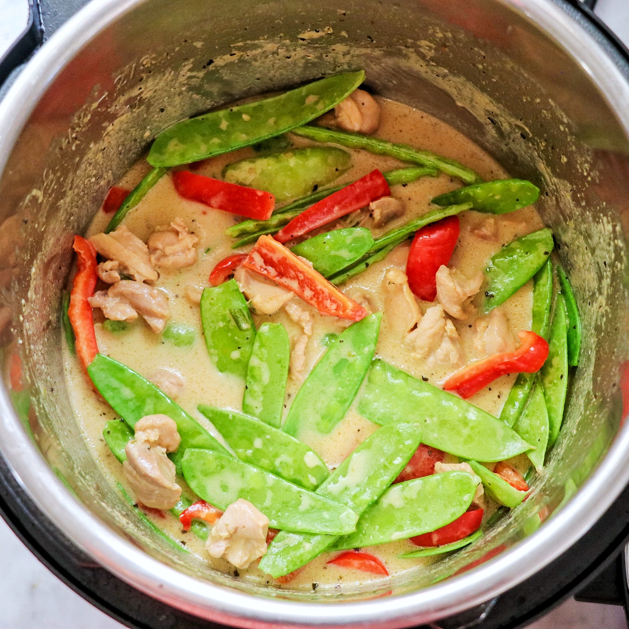 Instant Pot green curry chicken 