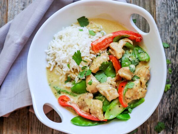 Instant Pot Thai Green Curry Chicken recipe by Fab Everyday