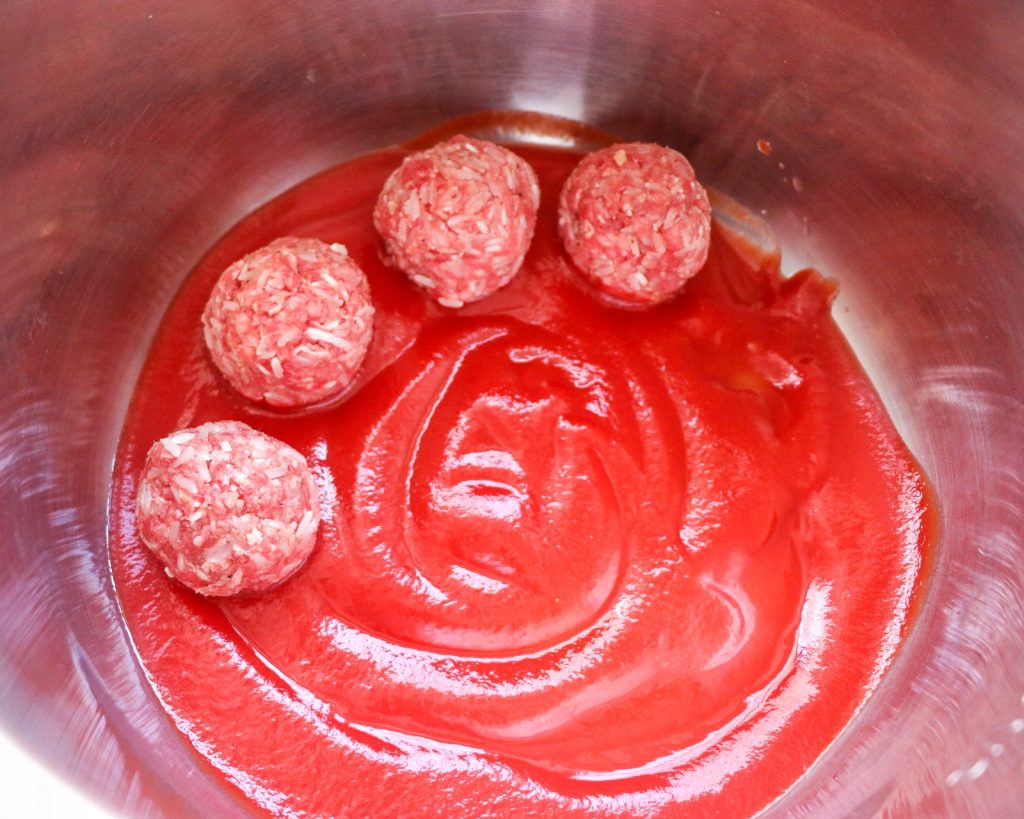 pressure cooker porcupine meatballs