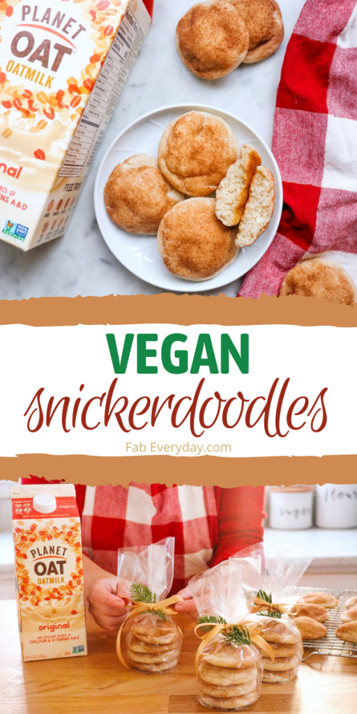 Vegan Snickerdoodles (dairy-free snickerdoodles recipe)