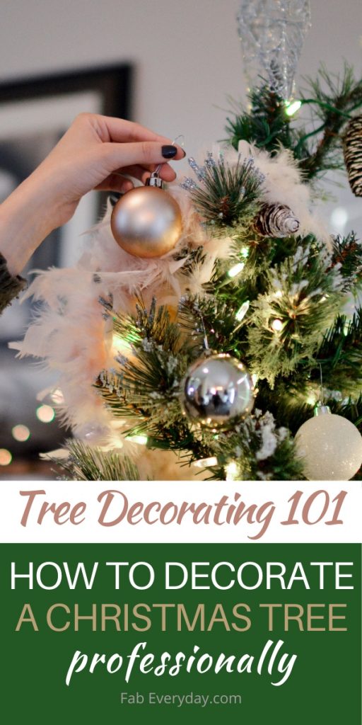 Tree Decorating 101: How to decorate a Christmas tree professionally
