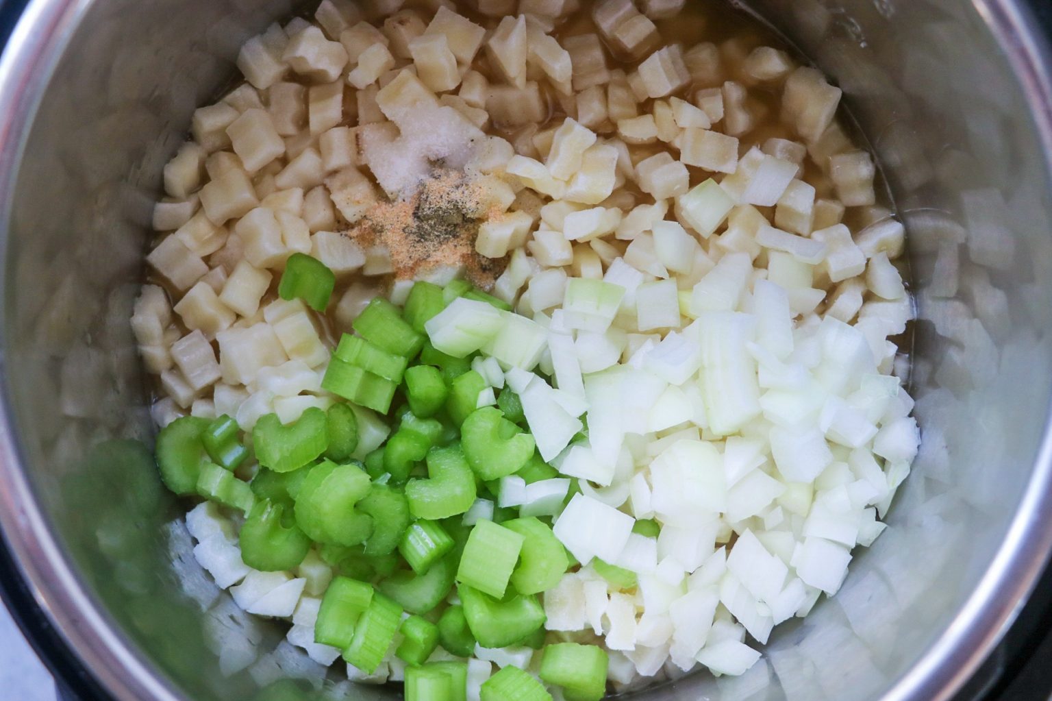 Instant Pot Cheesy Potato Soup recipe - Fab Everyday