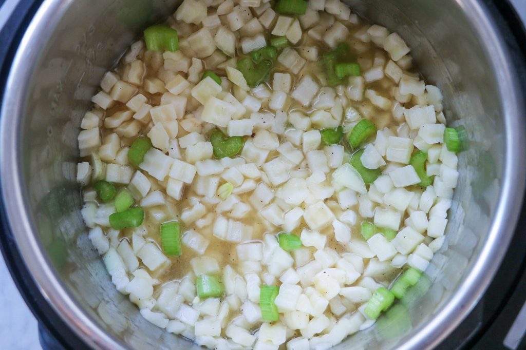 cheesy potato soup Instant Pot recipe