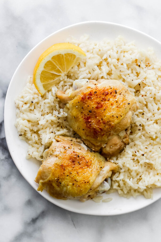 Dutch oven chicken and rice