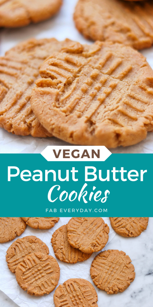 vegan peanut butter cookies recipe